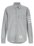 Thom Browne Gray Cotton Blouse