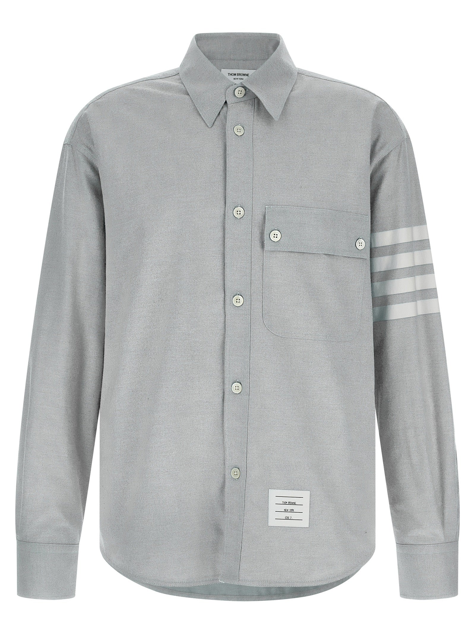 Thom Browne Gray Cotton Blouse