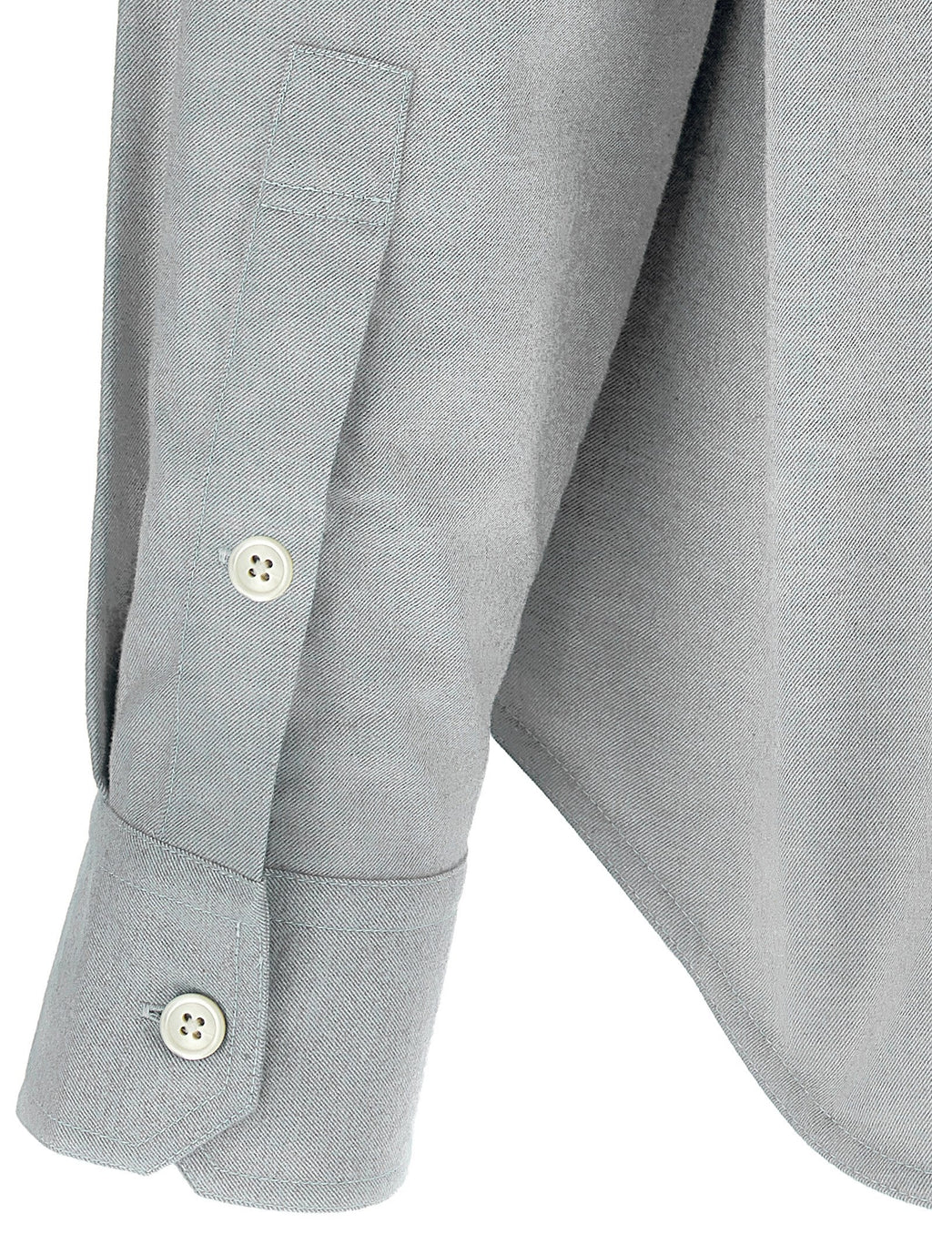 Thom Browne Gray Cotton Blouse