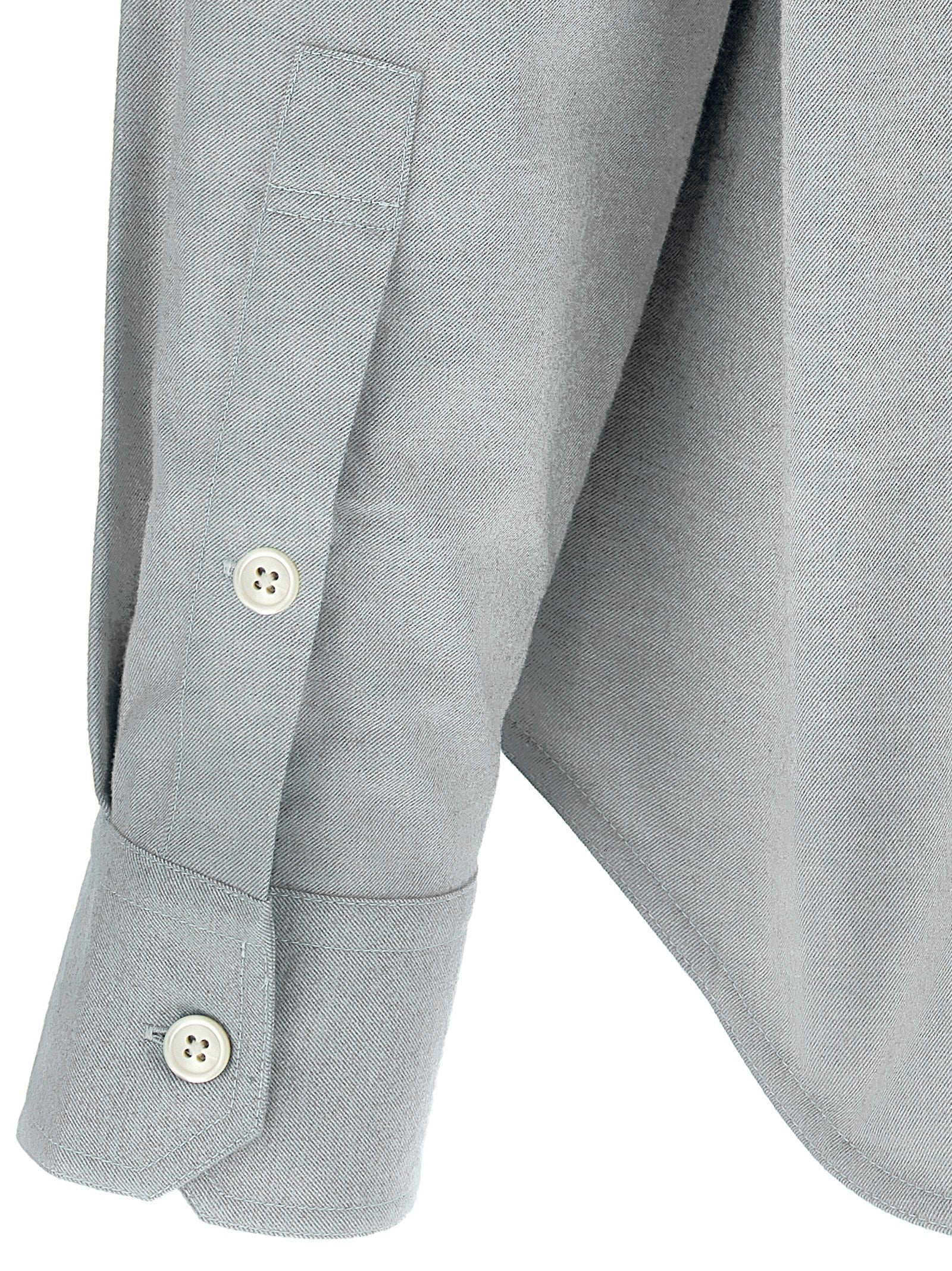 Thom Browne Gray Cotton Blouse