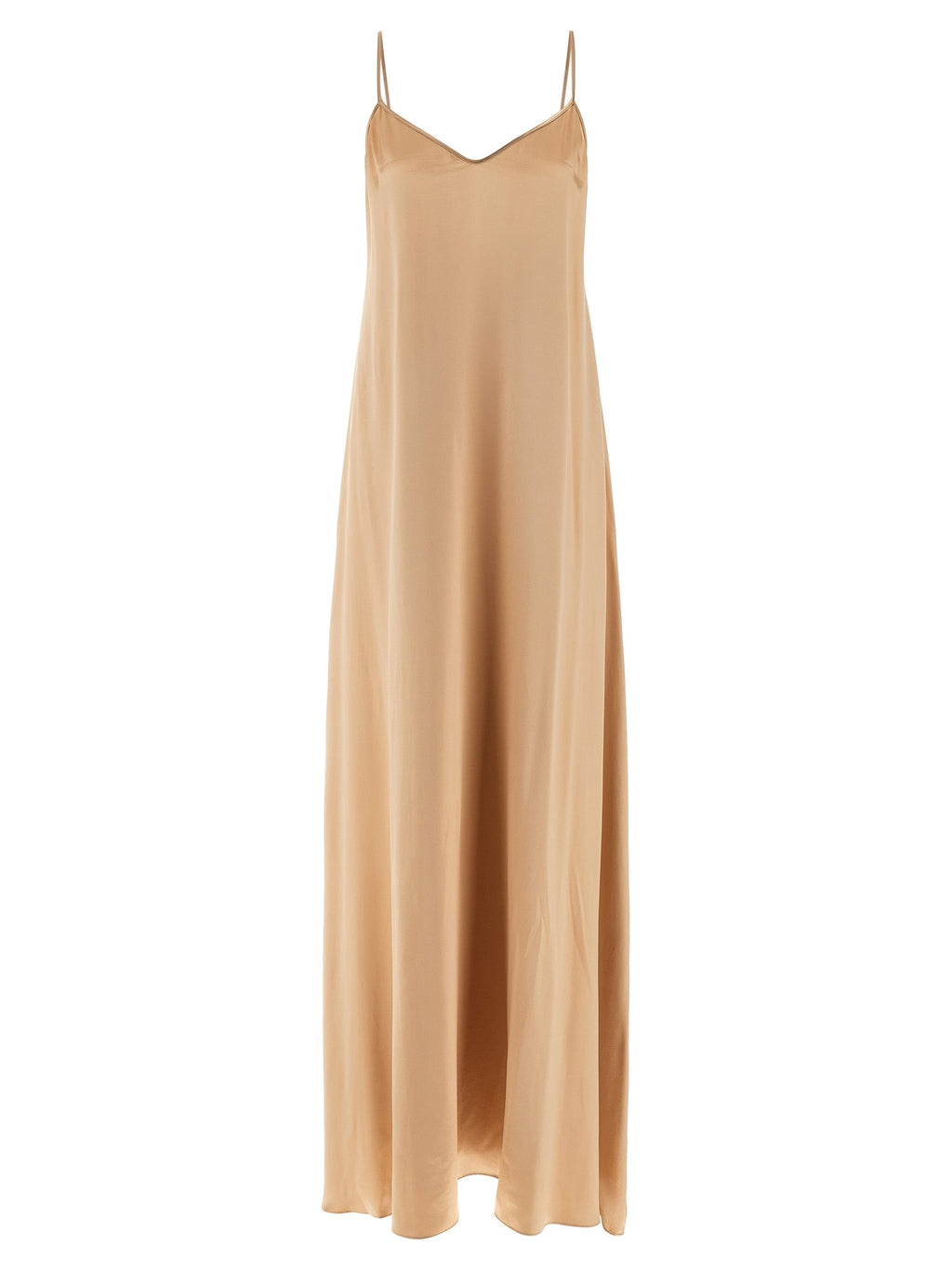 Ferragamo Beige Viscose Long Dress