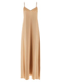 Ferragamo Beige Viscose Long Dress