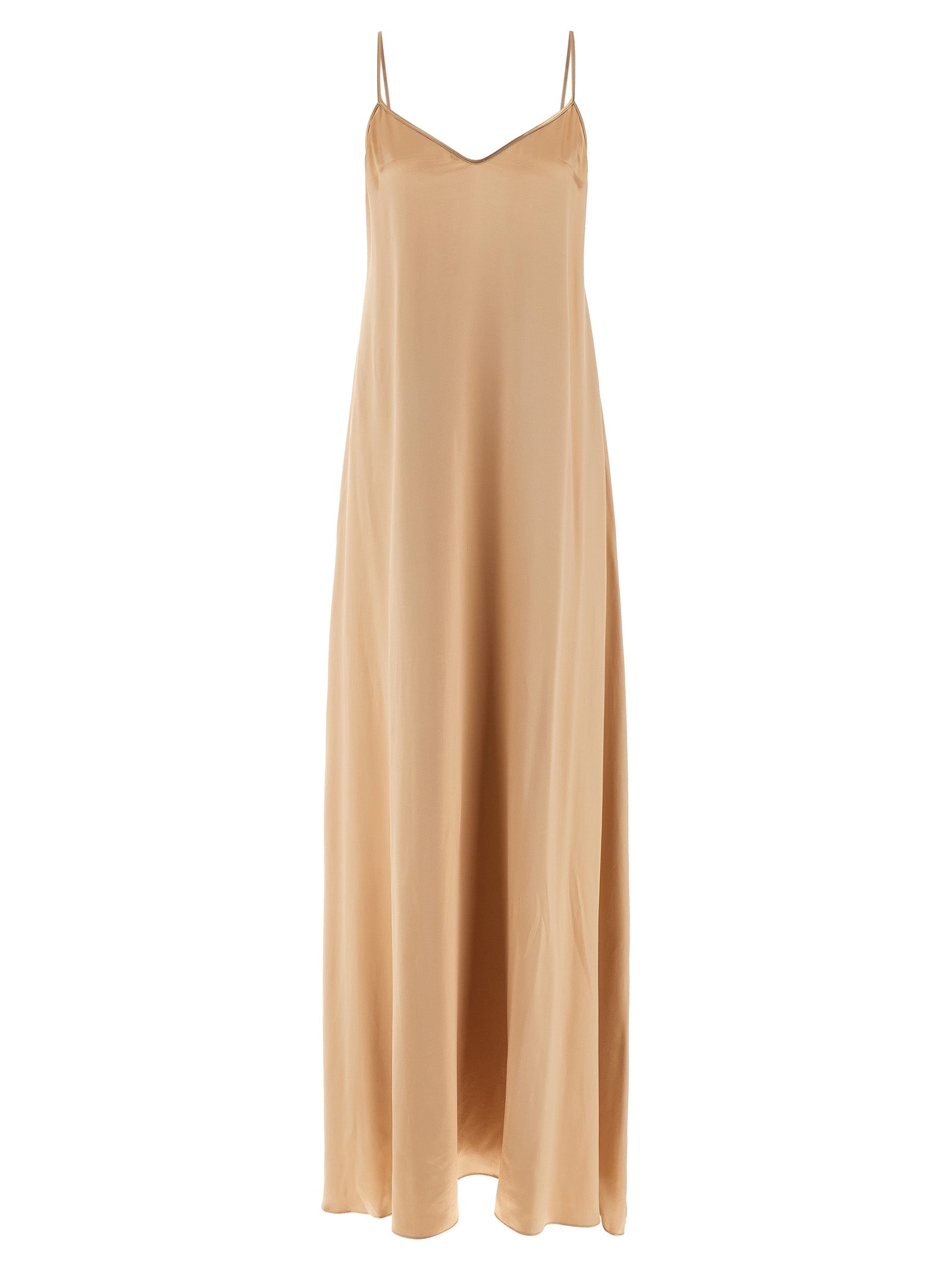 Ferragamo Beige Viscose Long Dress