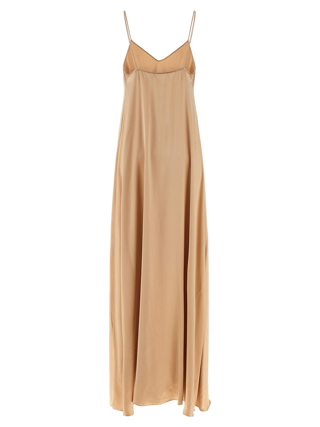 Ferragamo Beige Viscose Long Dress