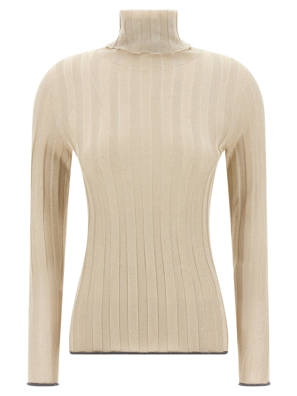 Fabiana Filippi Gold Viscose Cardigan