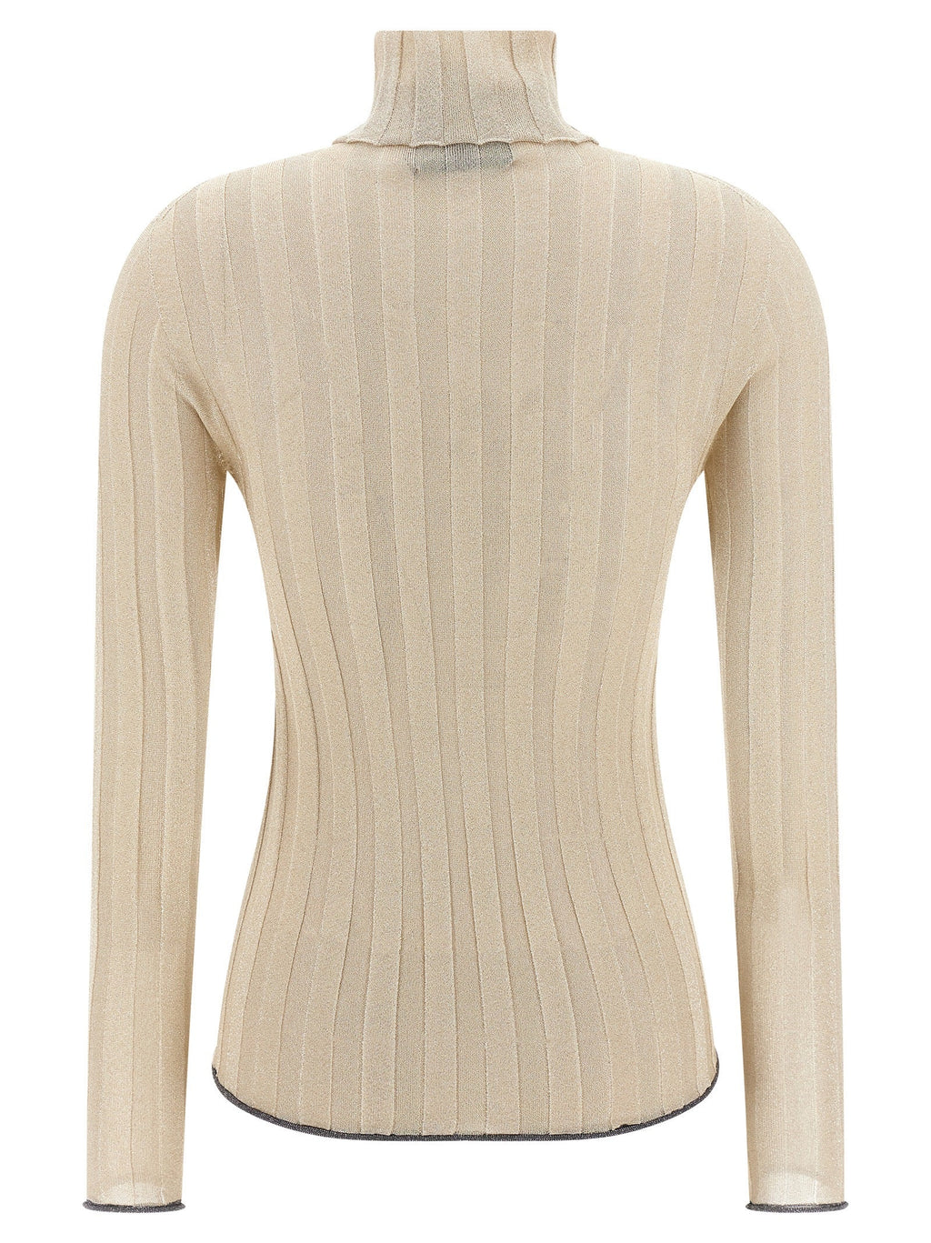 Fabiana Filippi Gold Viscose Cardigan