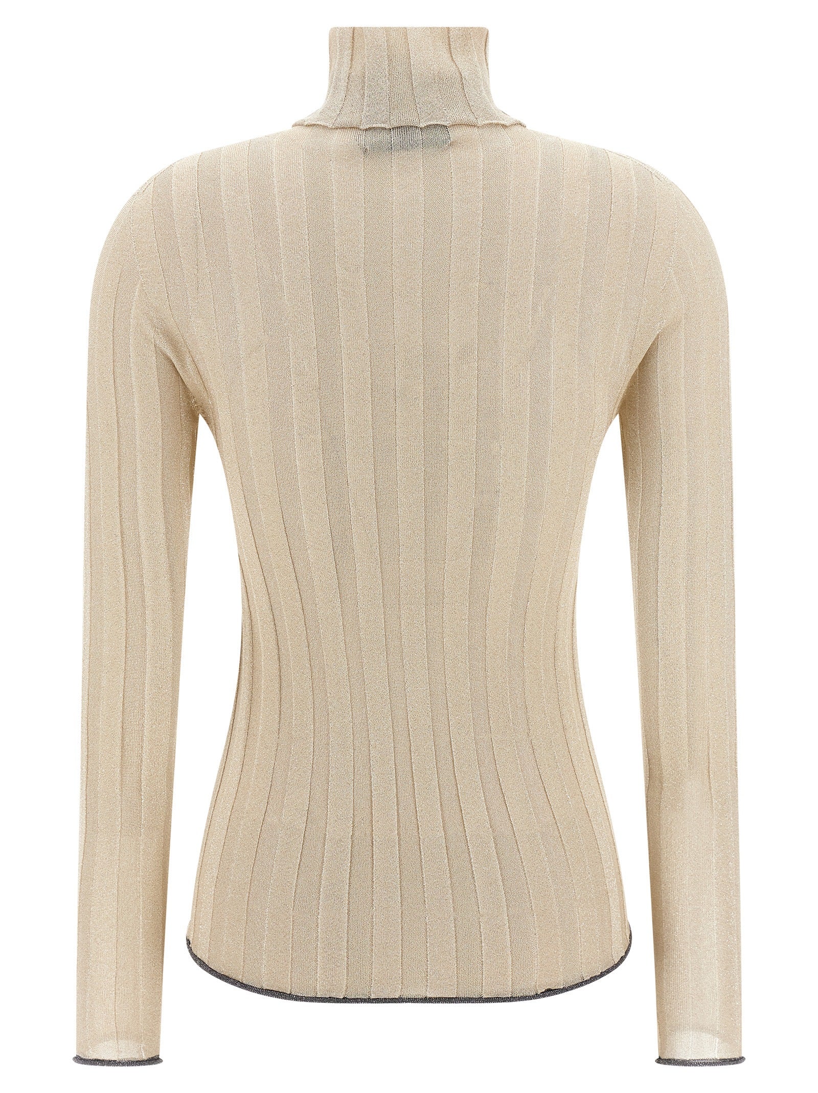 Fabiana Filippi Gold Viscose Cardigan