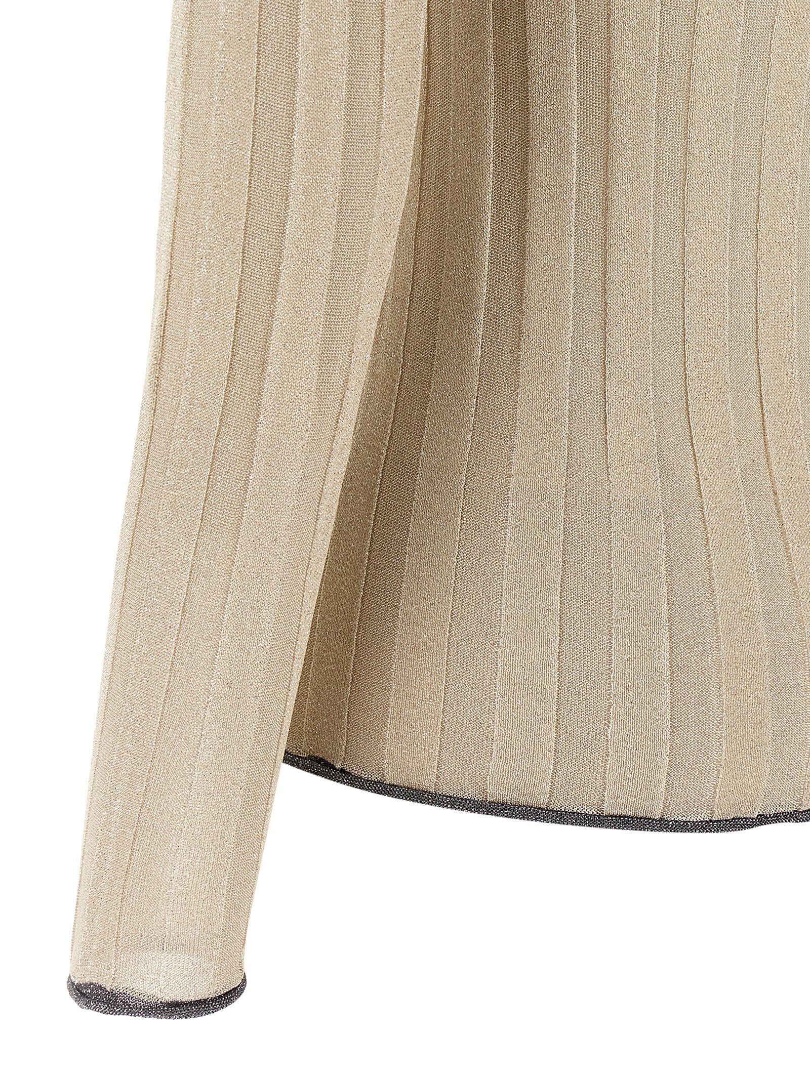 Fabiana Filippi Gold Viscose Cardigan