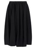 Comme Des Garçons Black Wool Mini Skirt