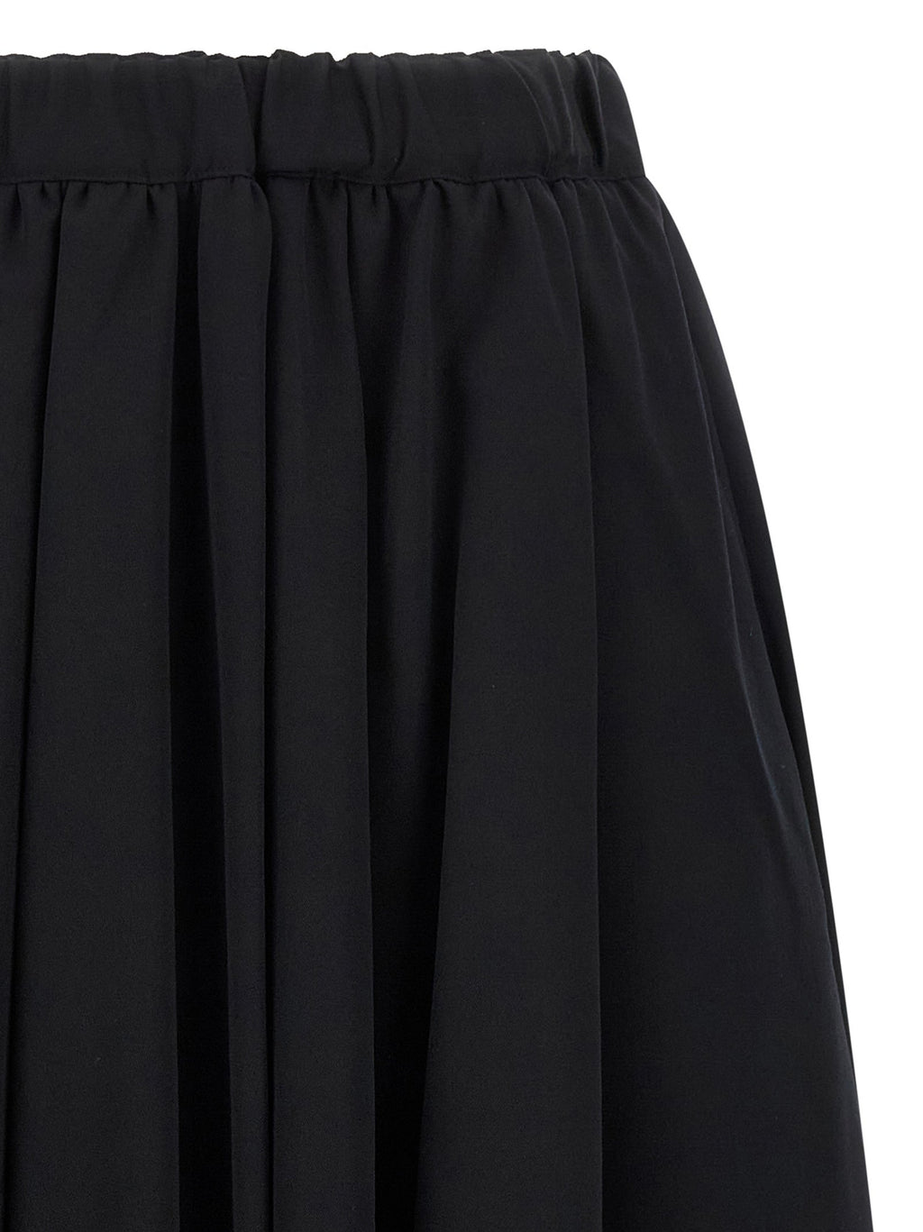 Comme Des Garçons Black Wool Mini Skirt