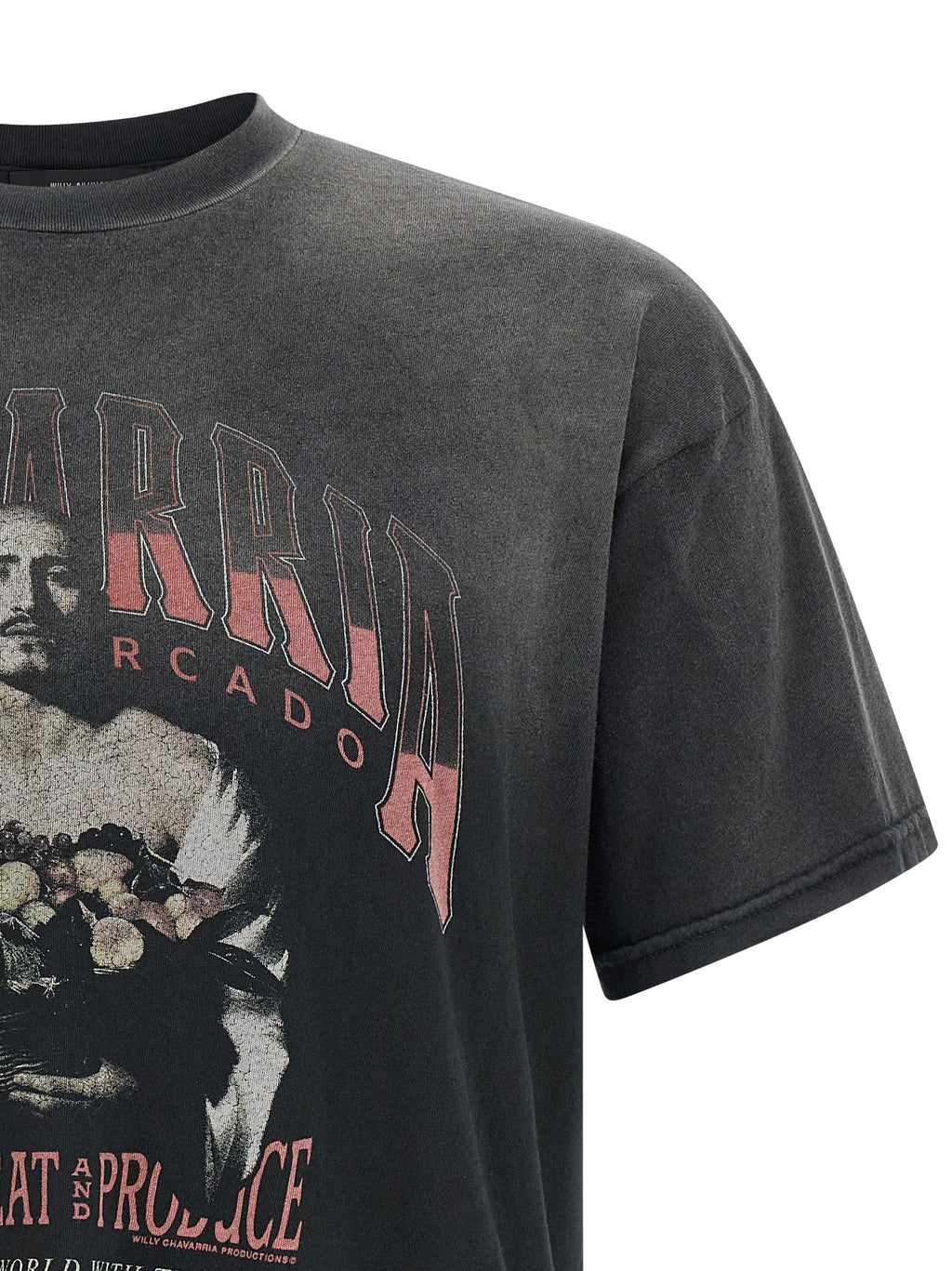 WILLY CHAVARRIA Black Cotton T-Shirt