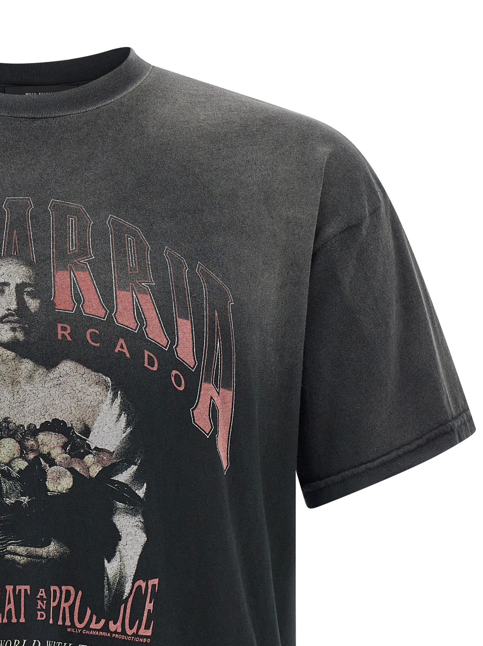 WILLY CHAVARRIA Black Cotton T-Shirt