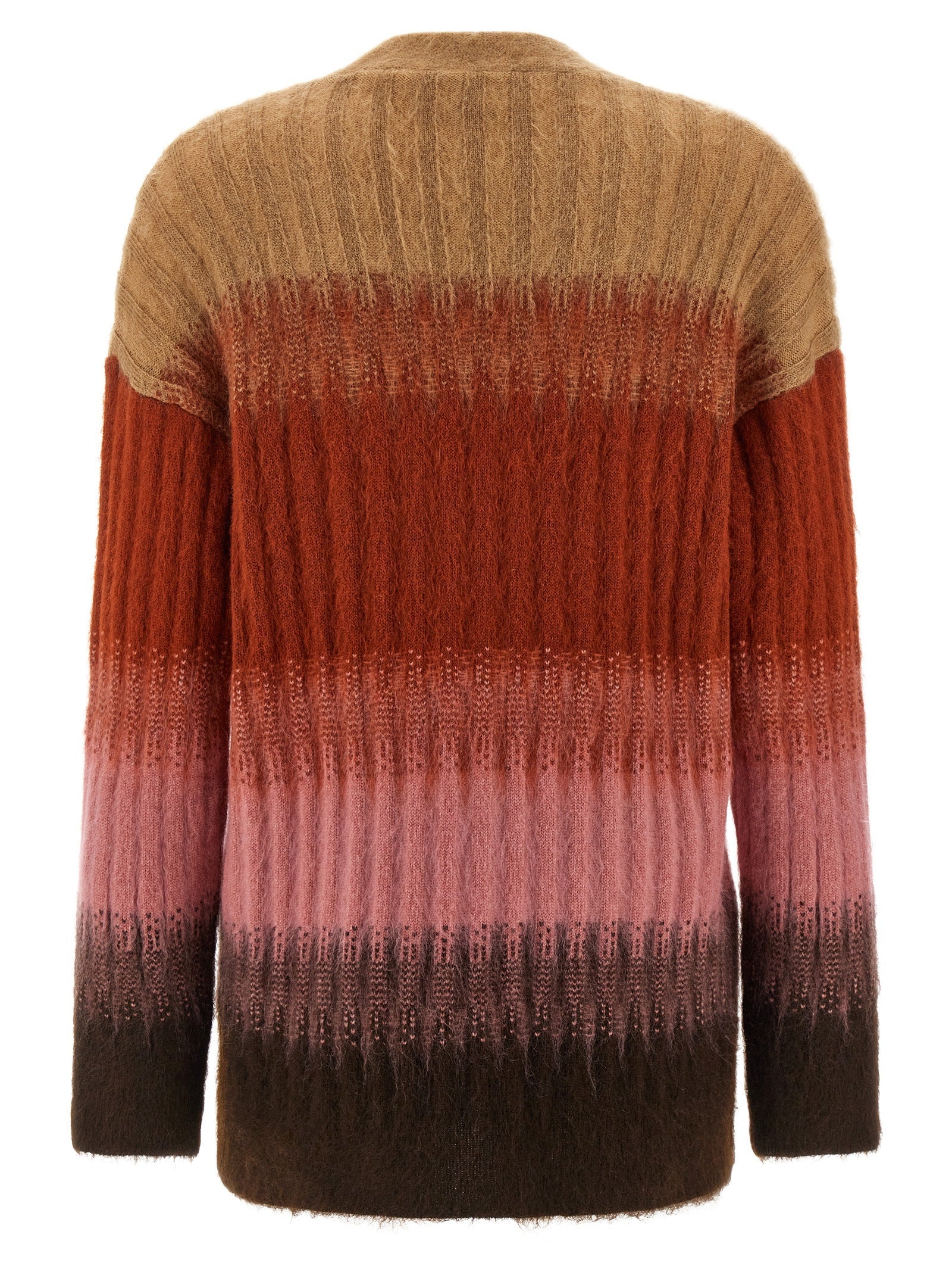 Fendi Multicolor Wool Cardigan