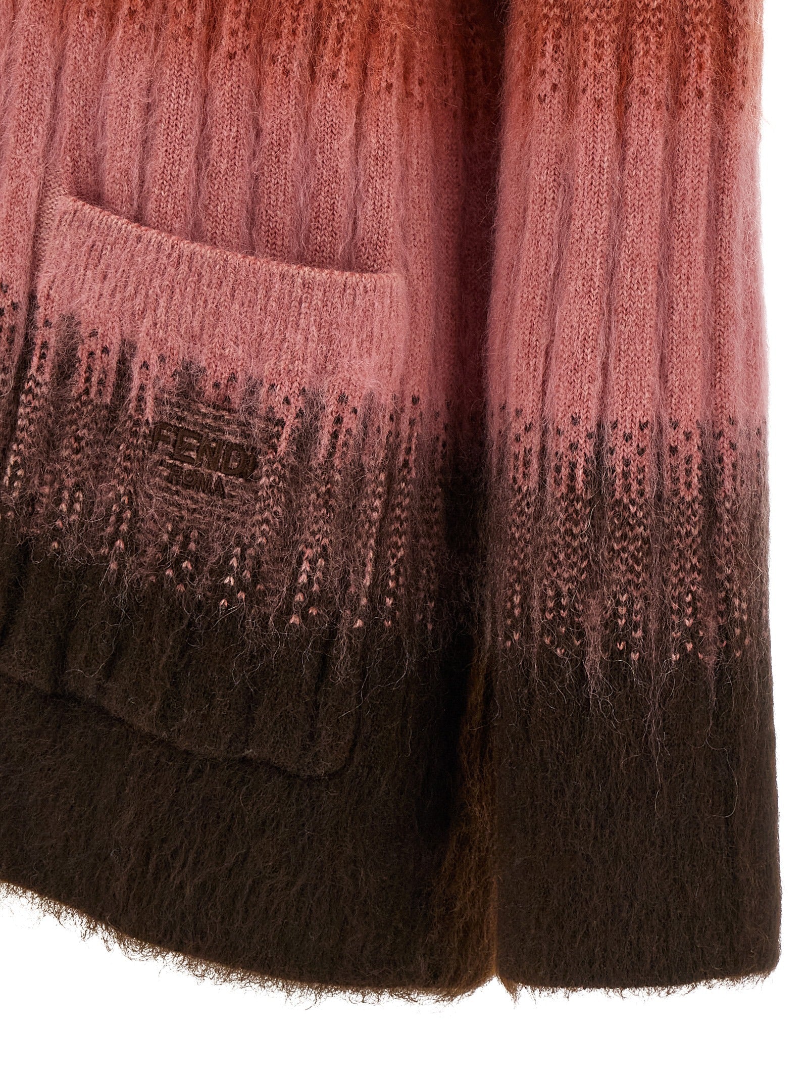 Fendi Multicolor Wool Cardigan