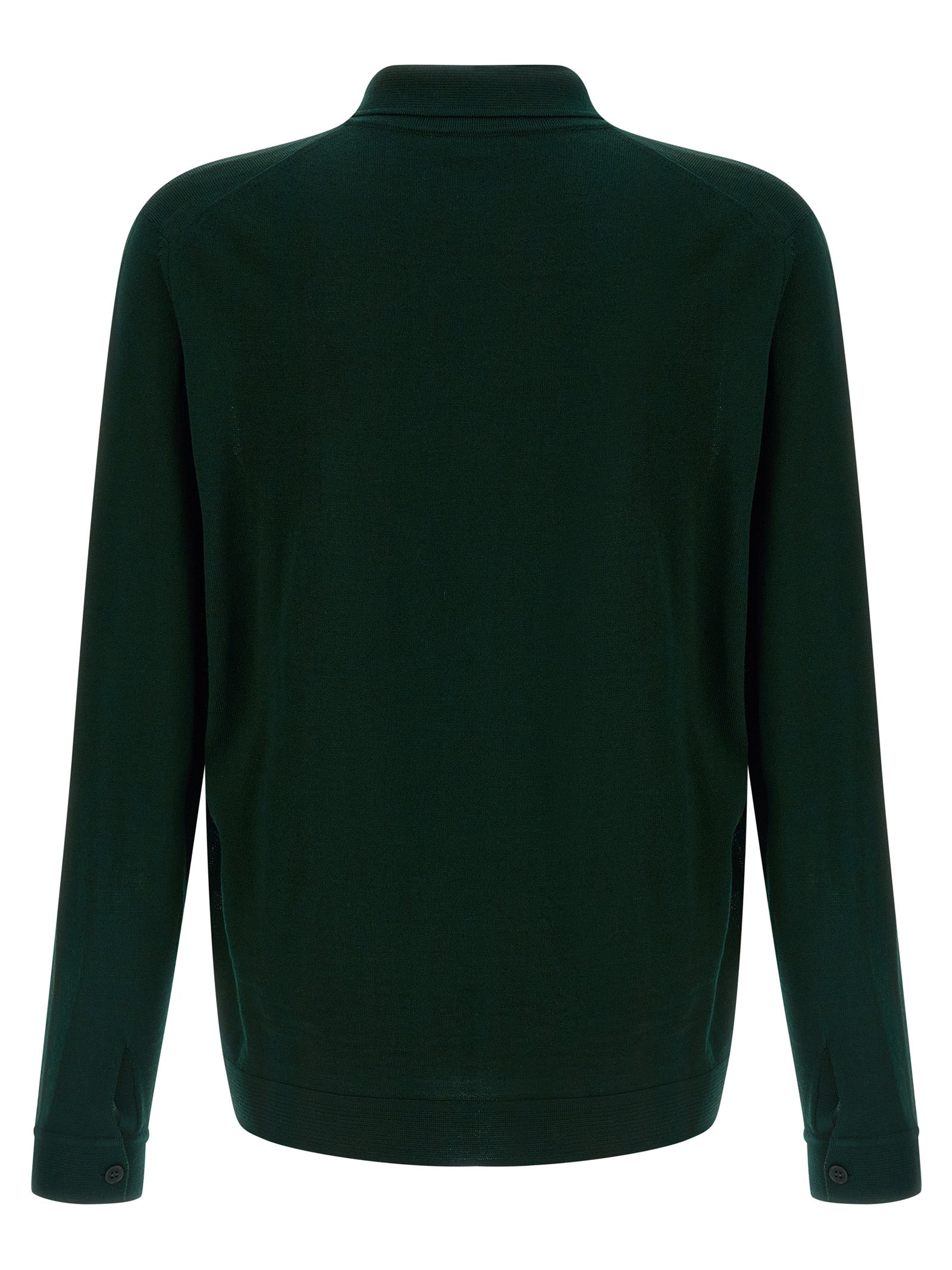 Roberto Collina Bicolor Merino Wool Cardigan
