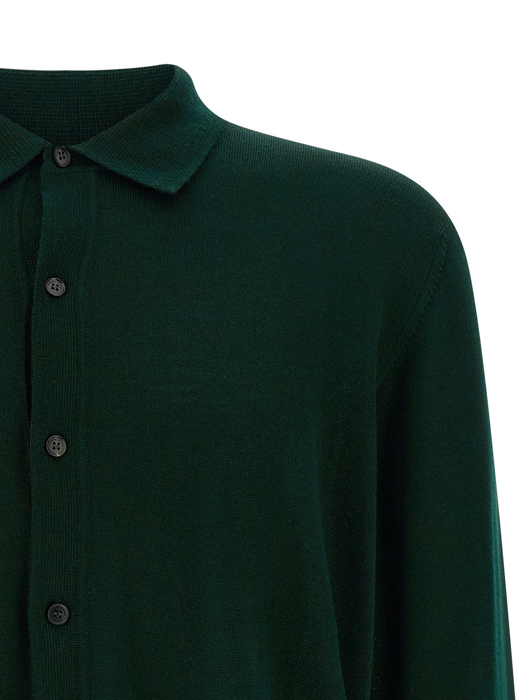 Roberto Collina Bicolor Merino Wool Cardigan
