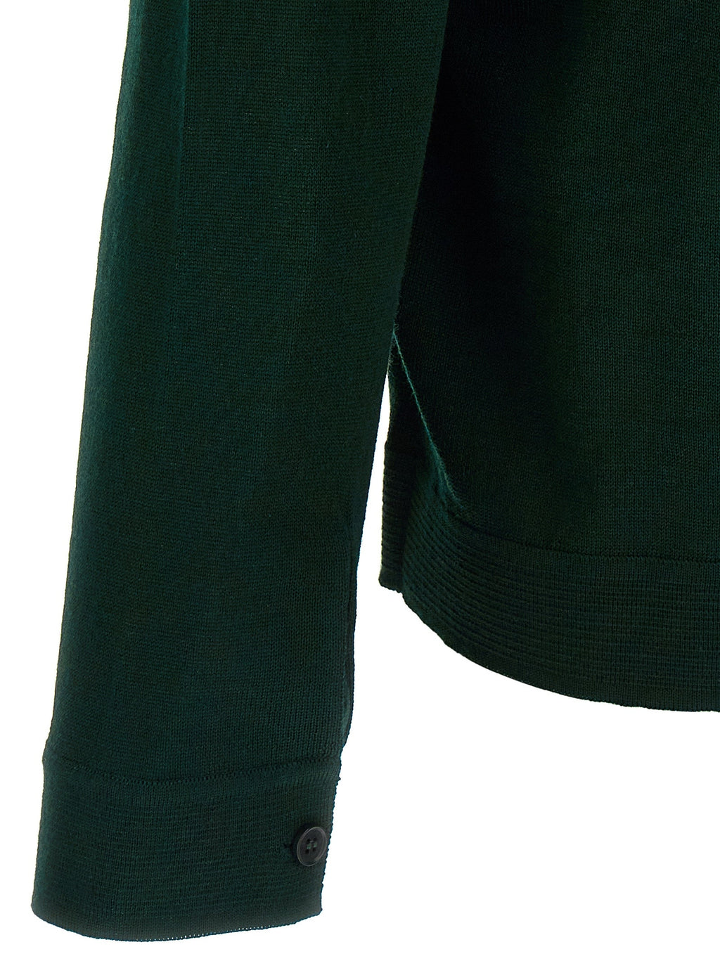 Roberto Collina Bicolor Merino Wool Cardigan