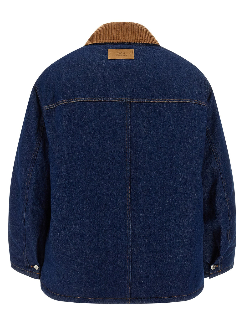 Ami Paris Blue Cotton Denim Jacket