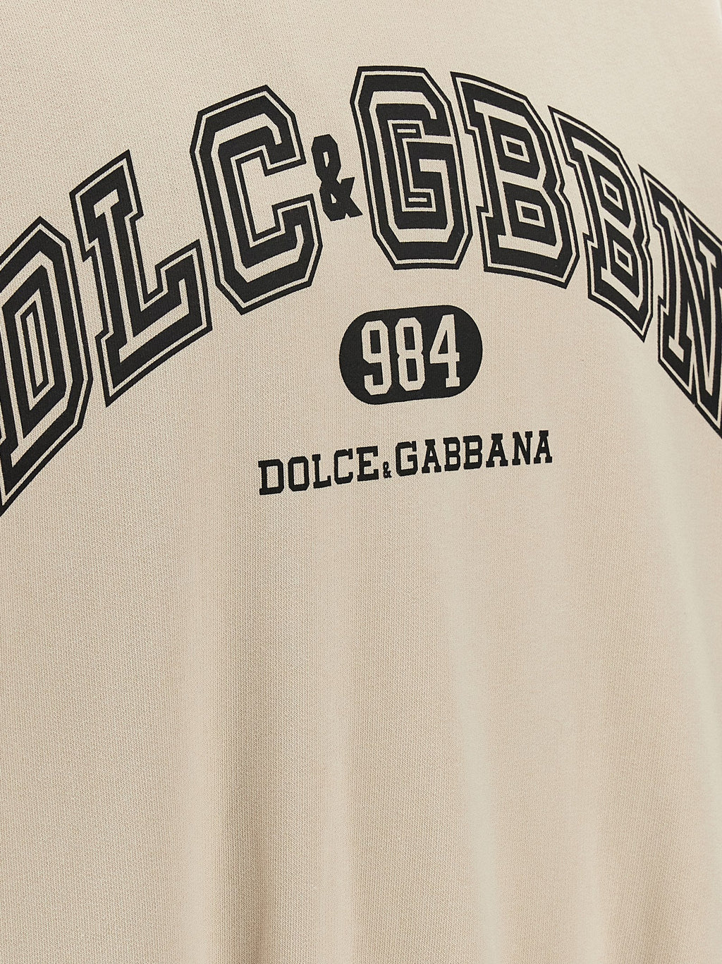 Dolce & Gabbana Beige Cotton Sweatshirt
