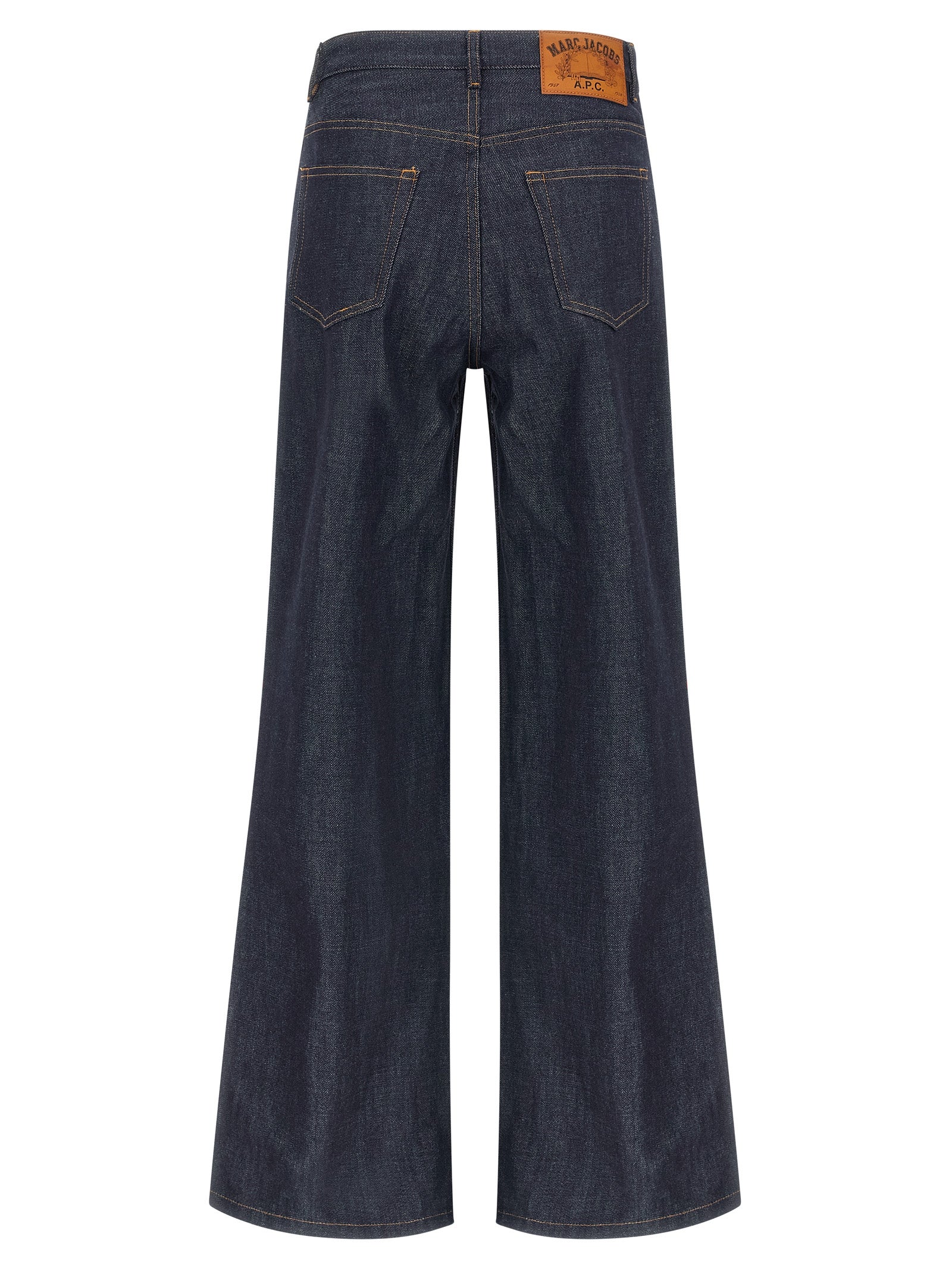 A.P.C. Blue Cotton Straight-Leg Jeans