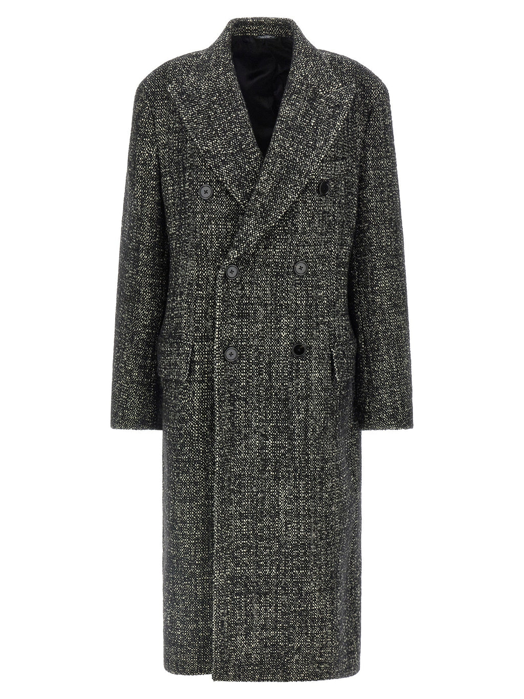 Dolce & Gabbana Bicolor Polyamide Coat
