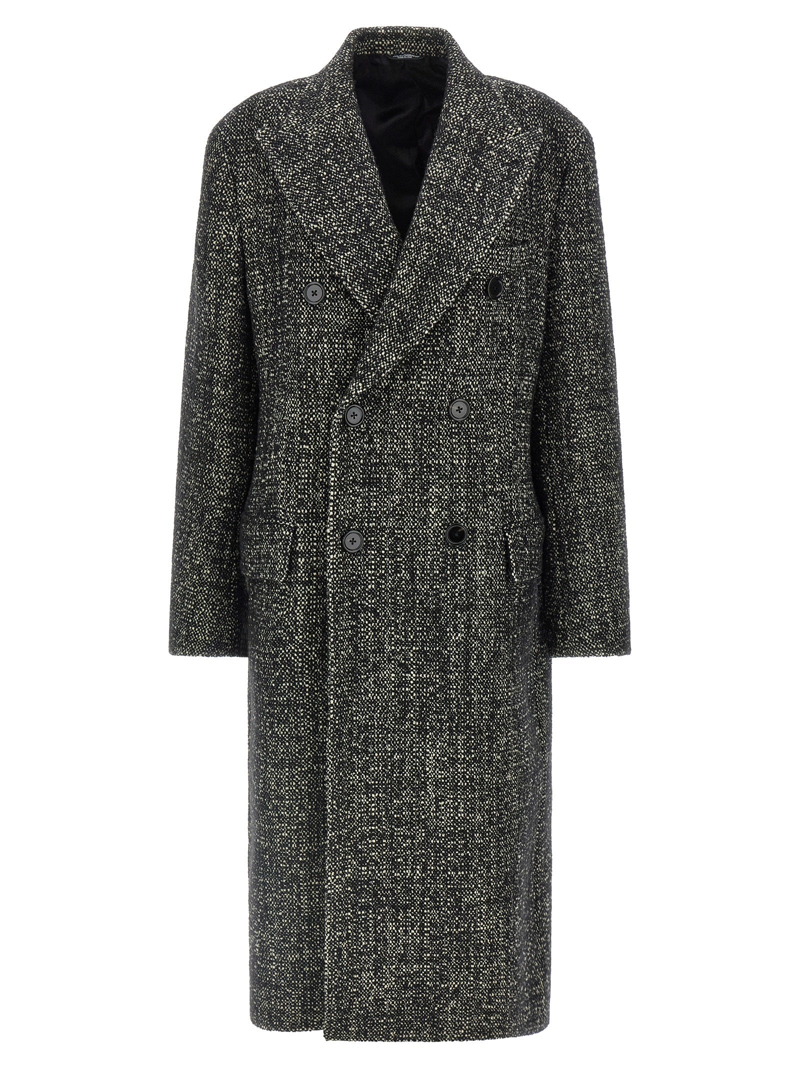 Dolce & Gabbana Bicolor Polyamide Coat