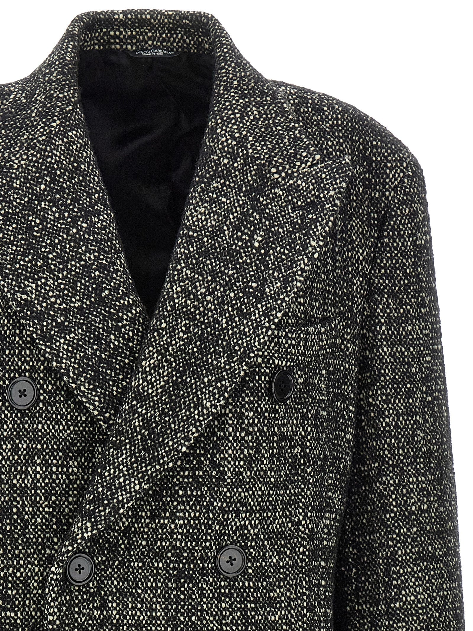 Dolce & Gabbana Bicolor Polyamide Coat