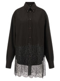 Fendi Brown Virgin Wool Blouse