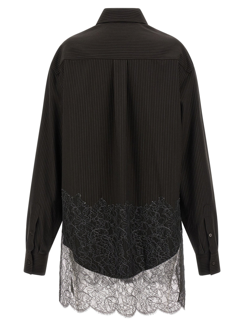 Fendi Brown Virgin Wool Blouse