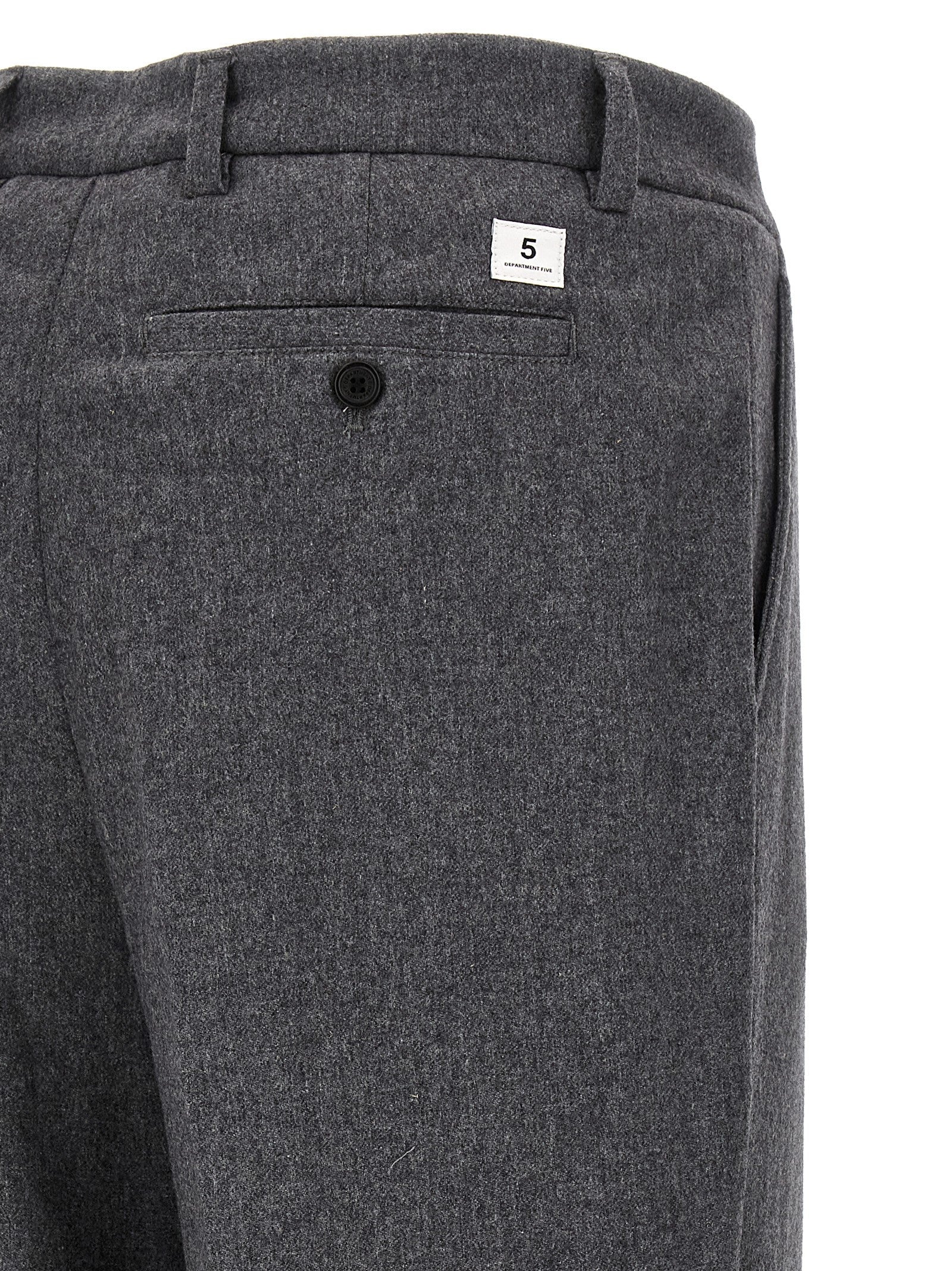 Department 5 Gray Wool Casual Pants