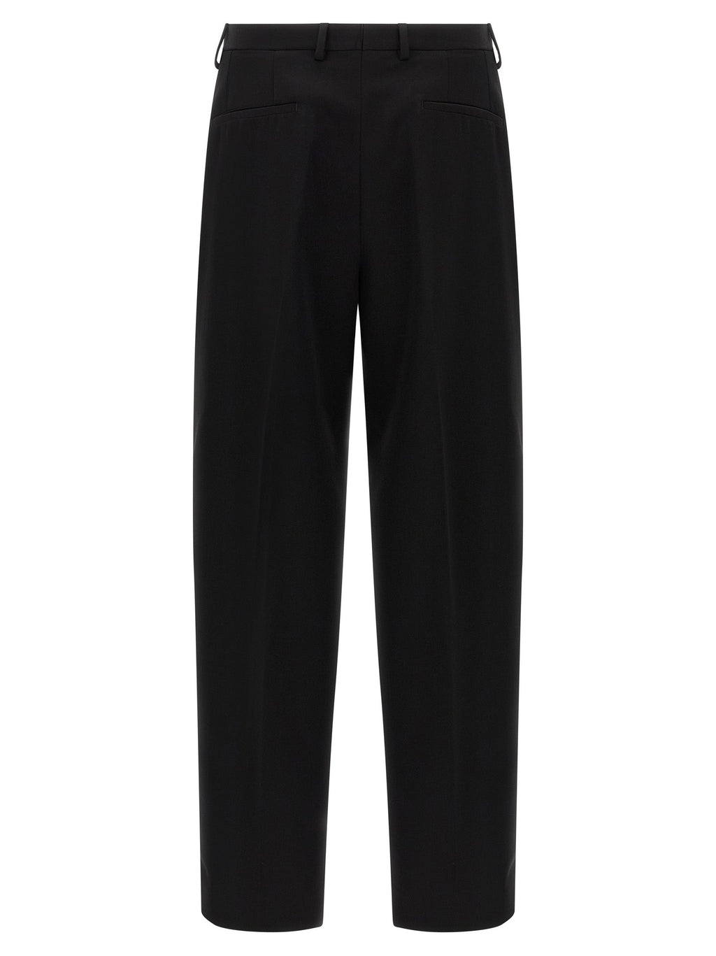 Dolce & Gabbana Black Virgin Wool Dress Pants