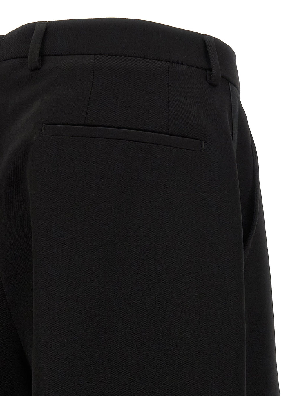 Dolce & Gabbana Black Virgin Wool Dress Pants