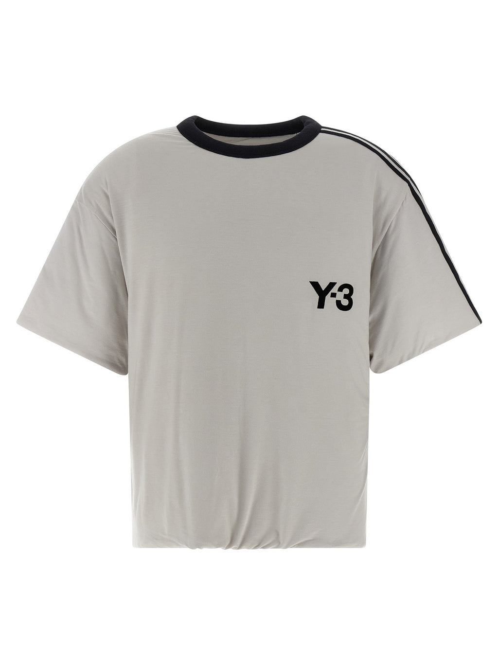 Y-3 Gray Lyocell T-Shirt