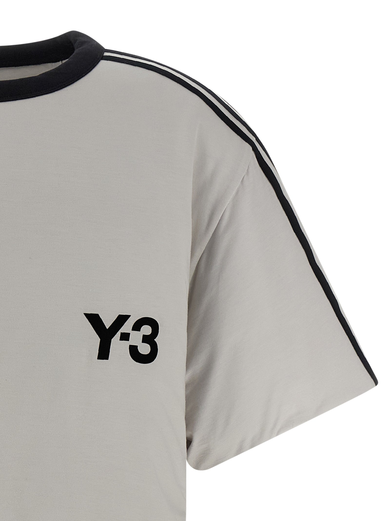 Y-3 Gray Lyocell T-Shirt