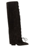 Paris Texas Brown Calfskin Over The Knee
