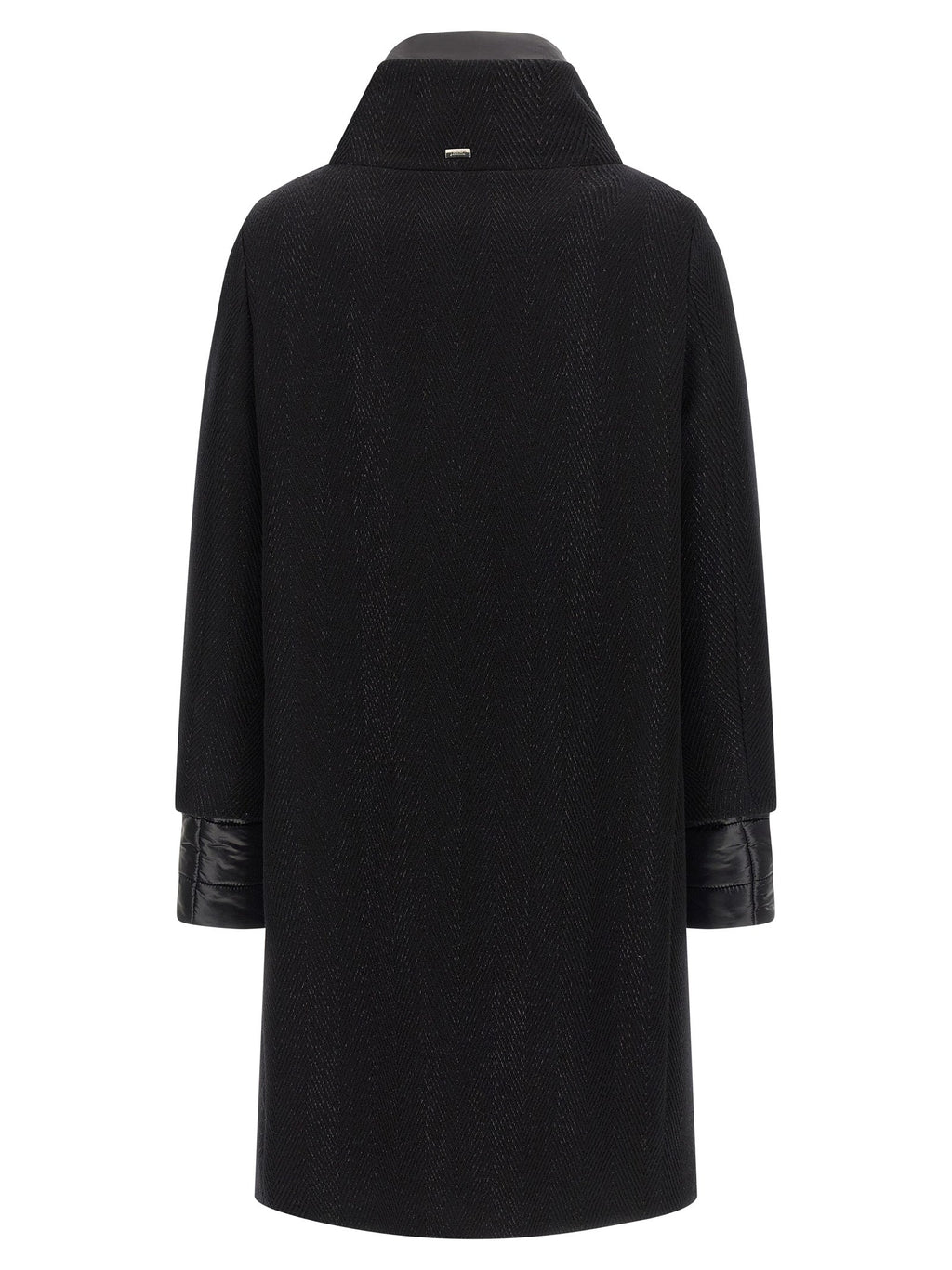 Herno Black Wool Coat