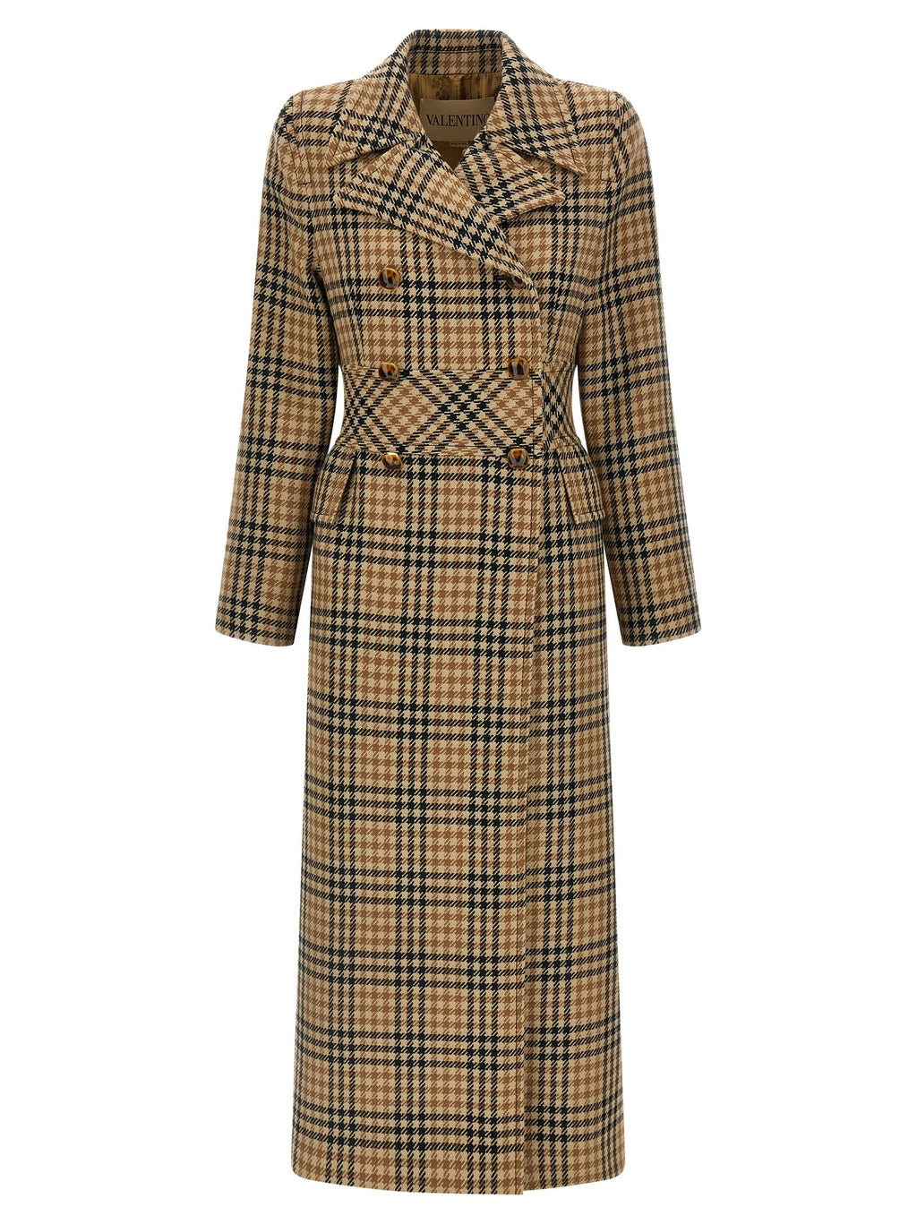 Valentino Garavani Brown Virgin Wool Coat