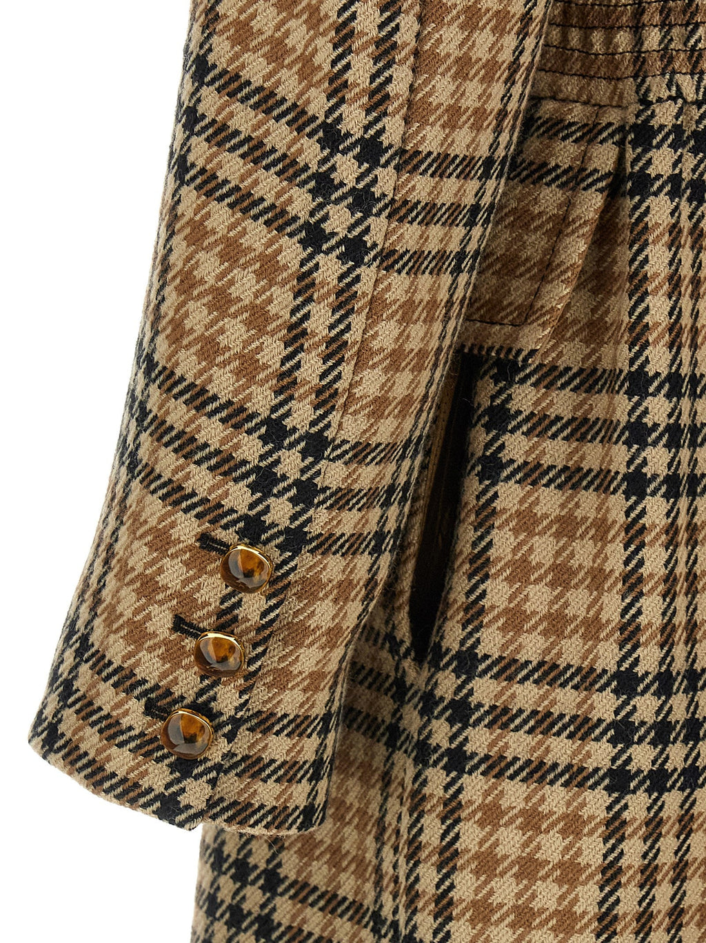 Valentino Garavani Brown Virgin Wool Coat