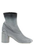 MM6 Maison Margiela Gray Lambskin Ankle Boots