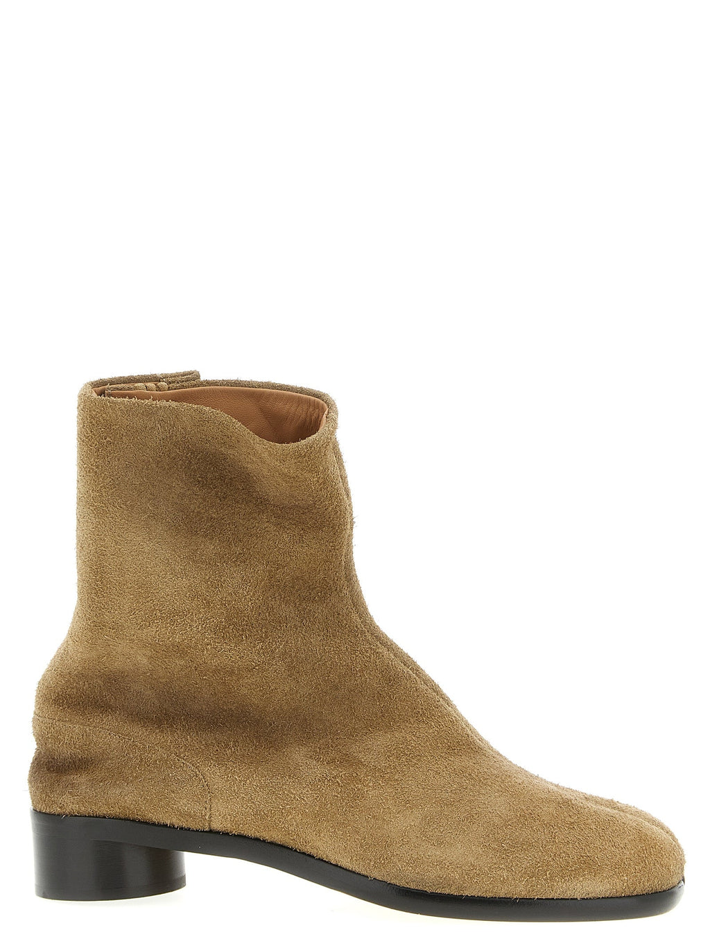 Maison Margiela Beige Calfskin Ankle Boots