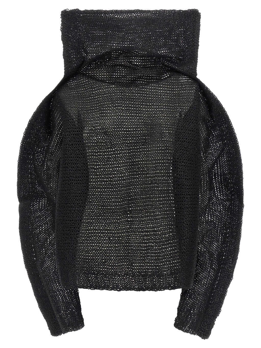 Issey Miyake Black Wool Sweatshirt