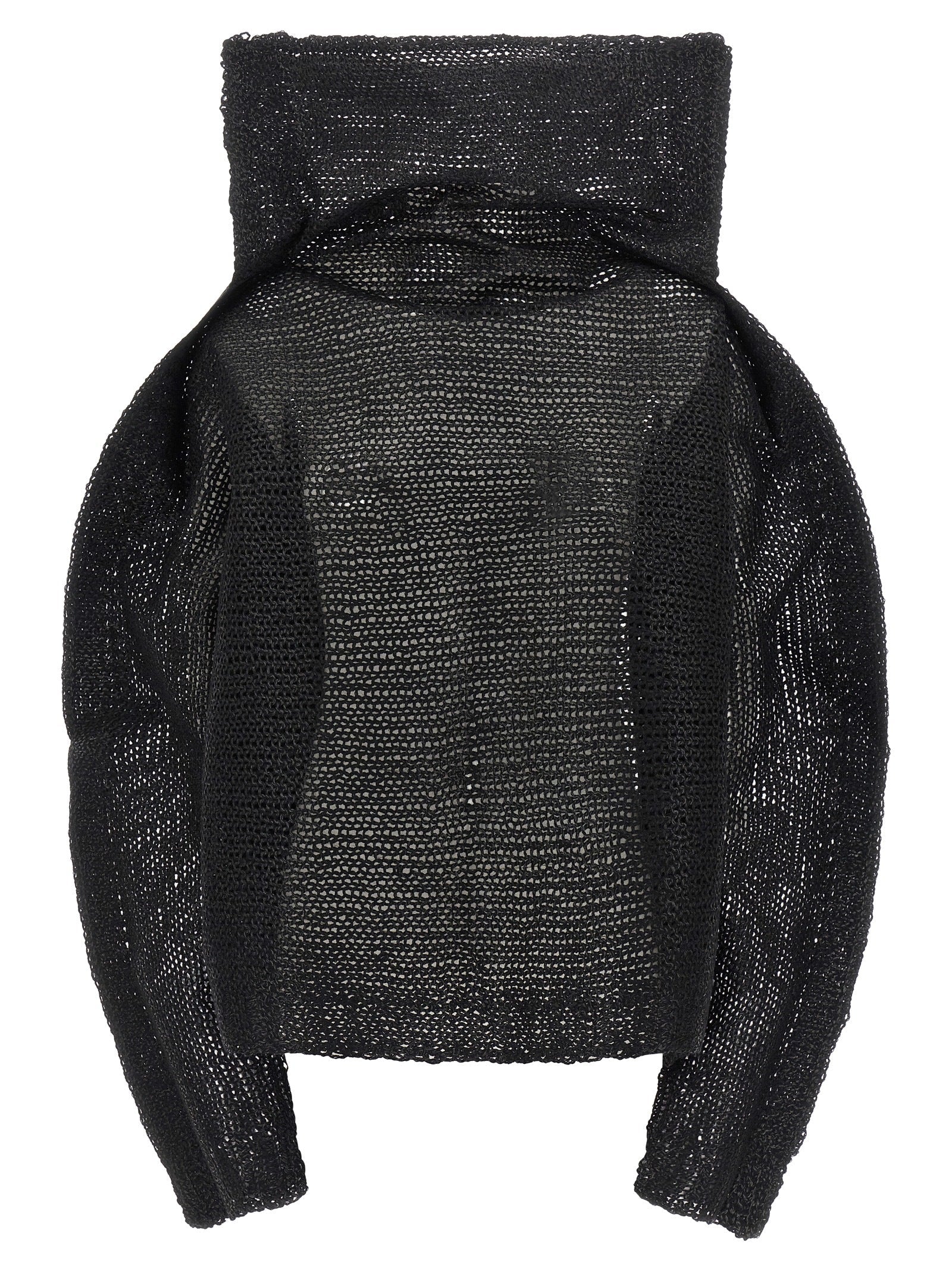 Issey Miyake Black Wool Sweatshirt