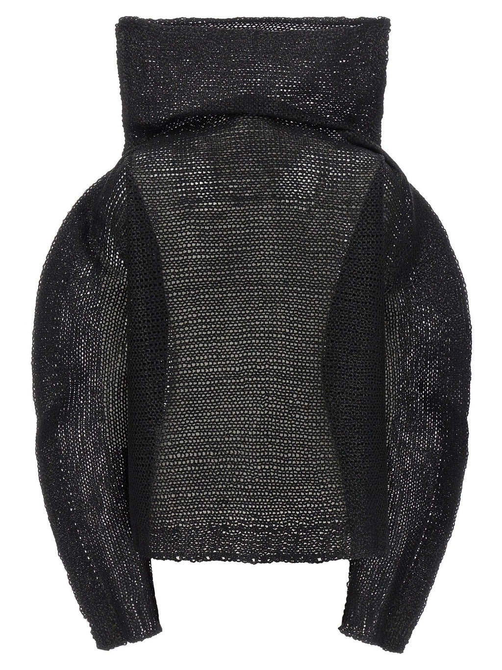 Issey Miyake Black Wool Sweatshirt