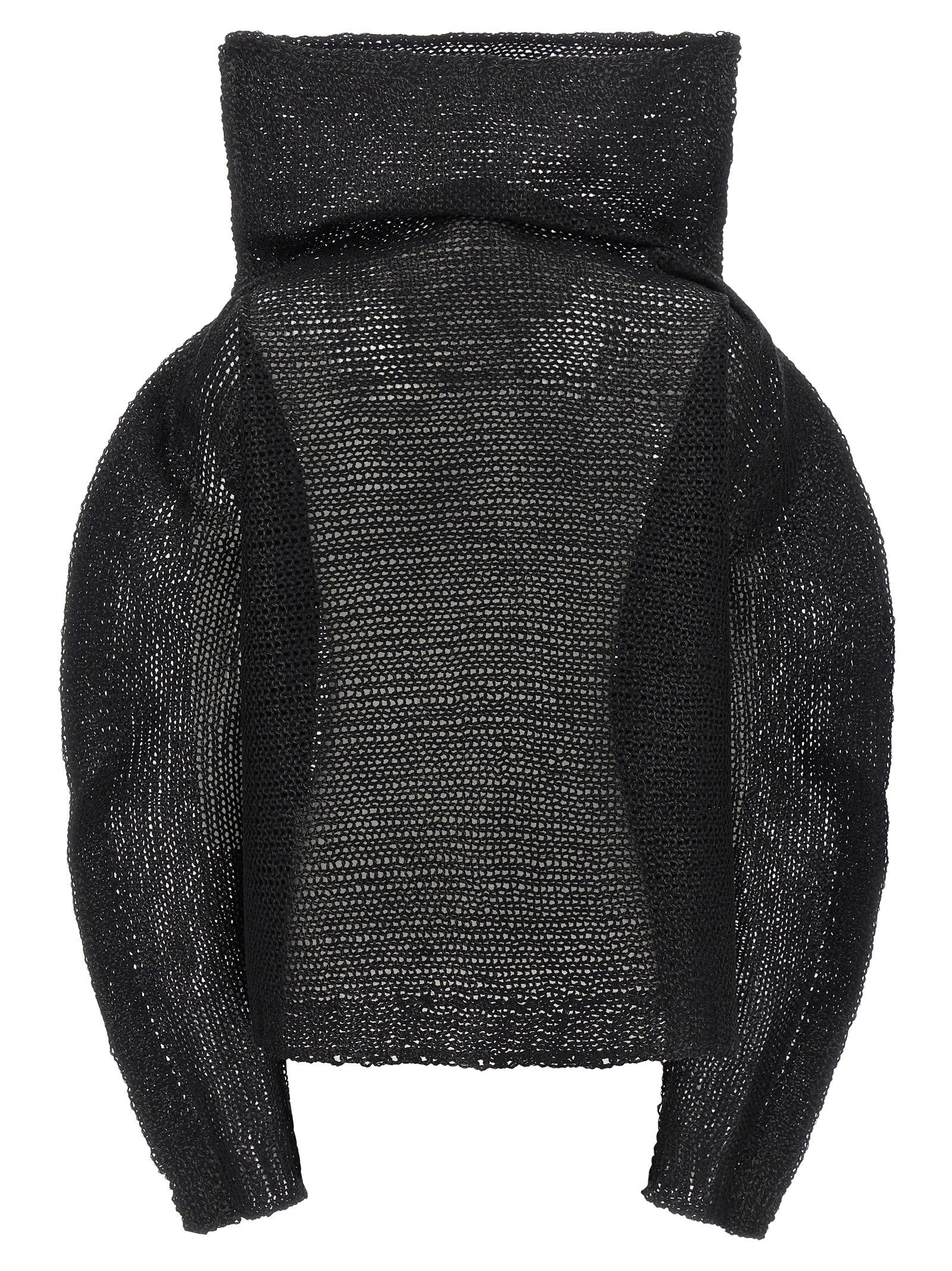 Issey Miyake Black Wool Sweatshirt