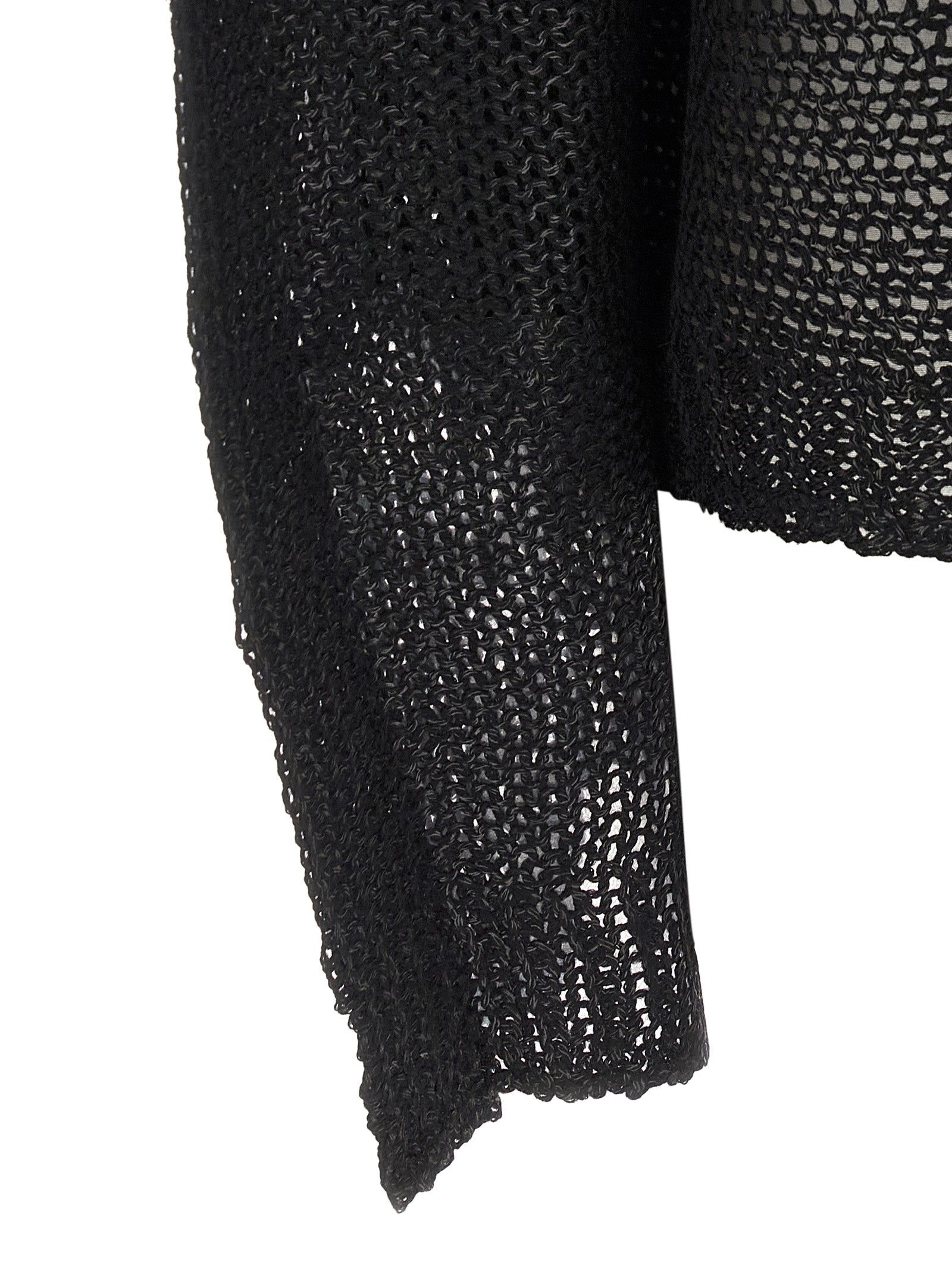 Issey Miyake Black Wool Sweatshirt