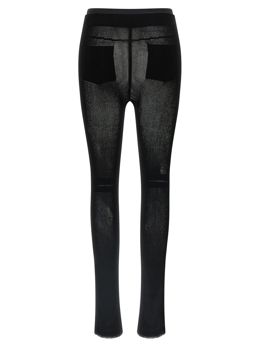 Issey Miyake Black Nylon Leggings