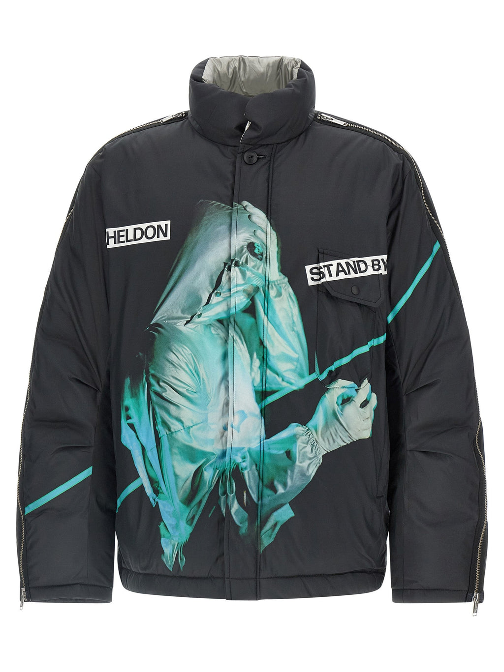 Undercover Black Polyester Shell Jacket