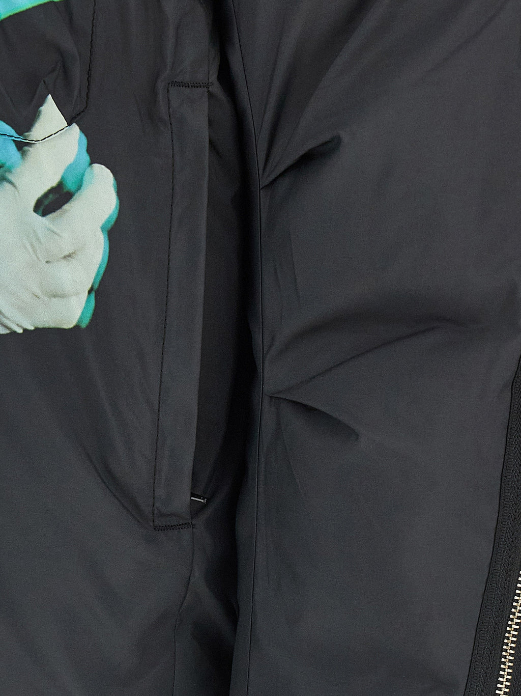 Undercover Black Polyester Shell Jacket