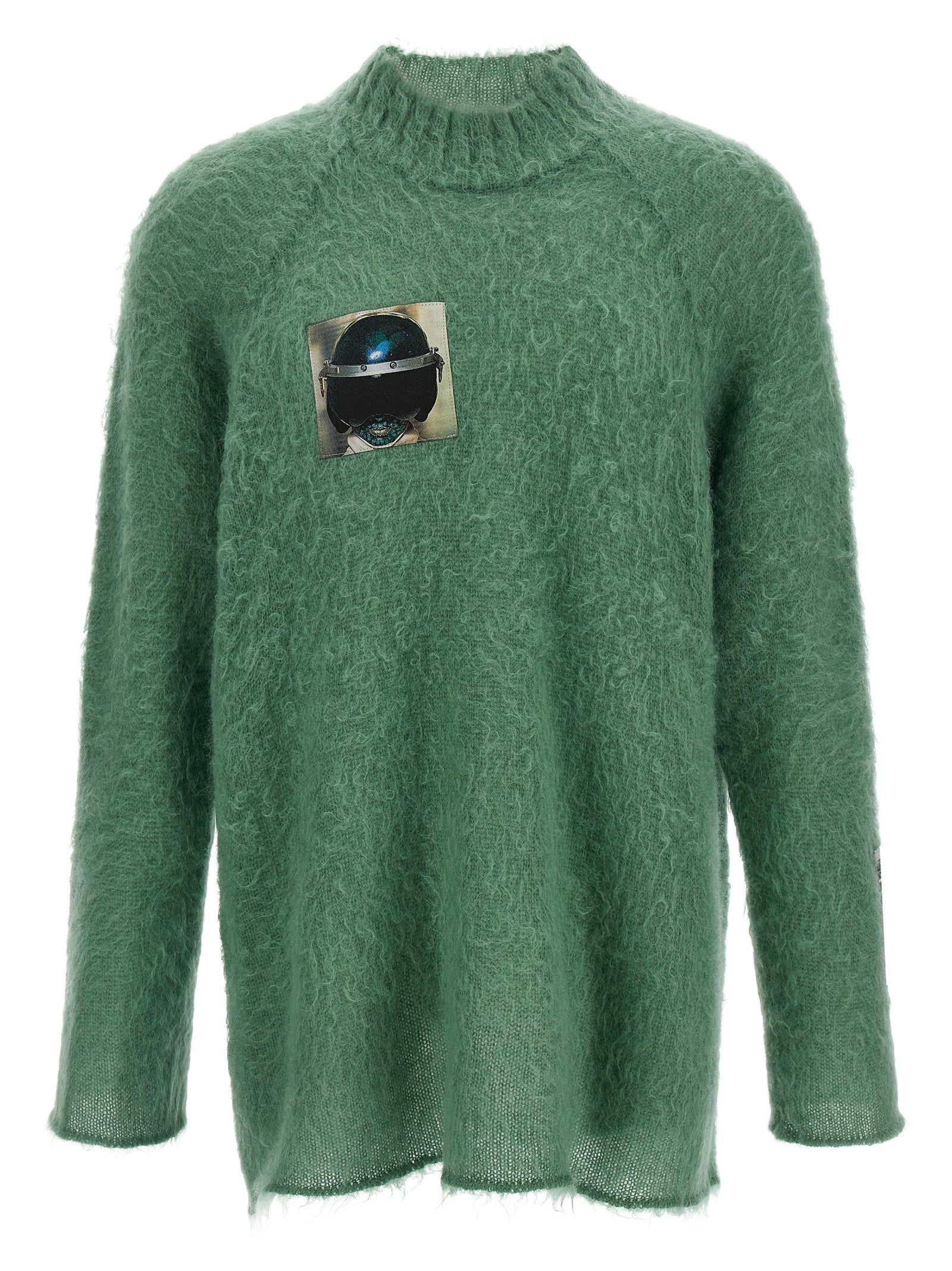 Undercover Bicolor Wool Cardigan