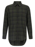 Saint Laurent Bicolor Cotton Blouse